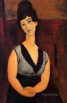 la bella pastelera 1916 Amedeo Modigliani Pinturas al óleo